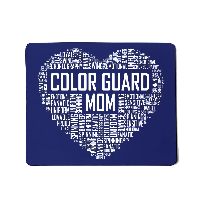 Cute Color Guard Mom Gift Colorguard Marching Band Mousepad