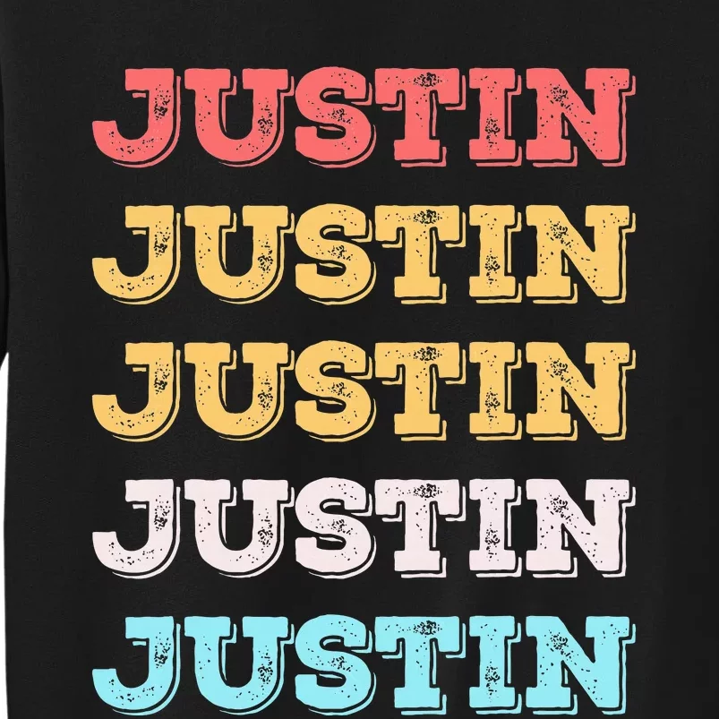 Cute Custom Gift Justin Name Personalized Sweatshirt