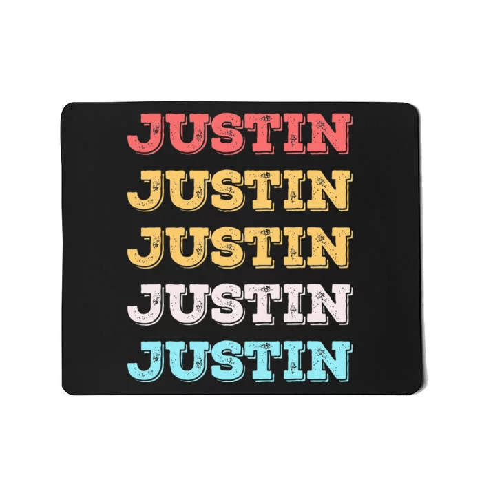 Cute Custom Gift Justin Name Personalized Mousepad