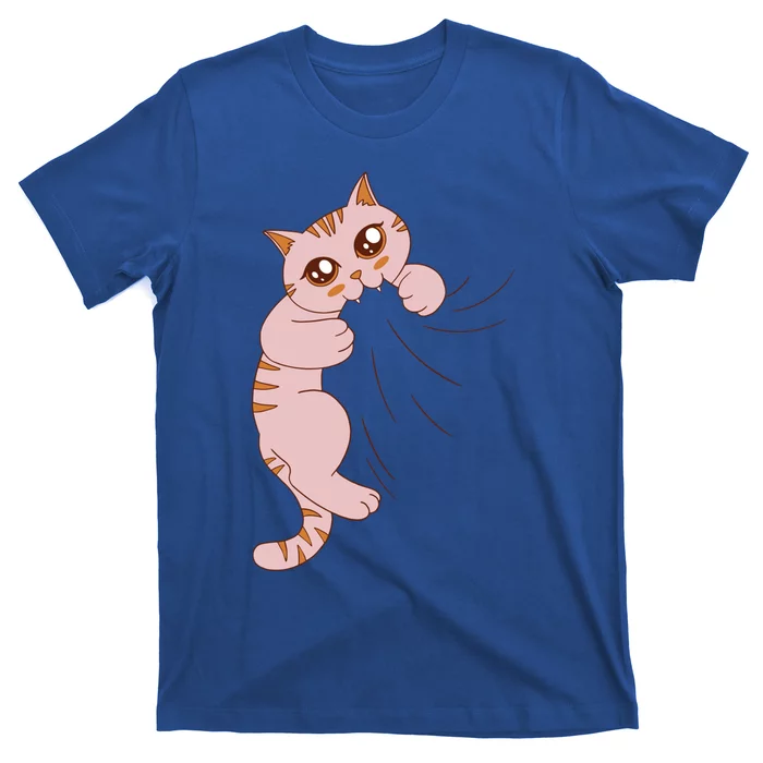 Cute Cat Graphic Design Meowy Girls Gift T-Shirt