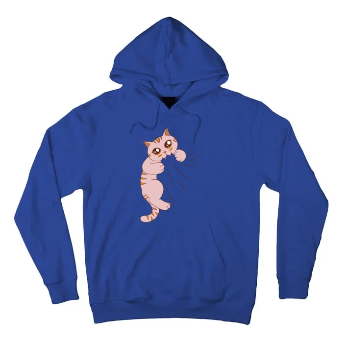 Cute Cat Graphic Design Meowy Girls Gift Tall Hoodie