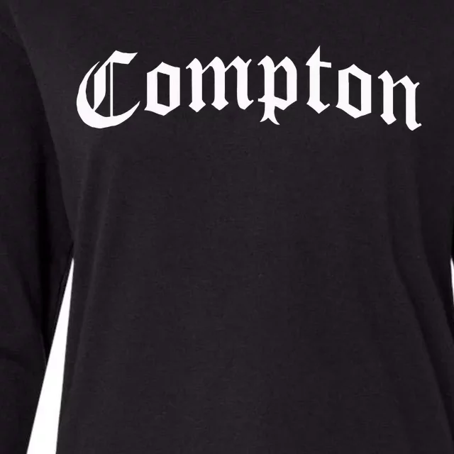 Compton California Gangsta Rap Womens Cotton Relaxed Long Sleeve T-Shirt