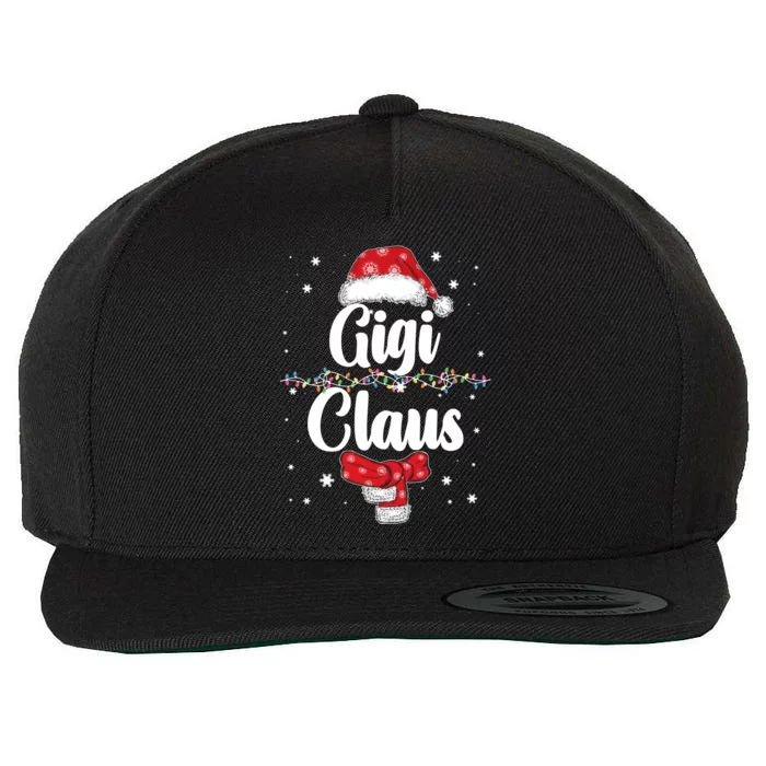 Cute Christmas Gigi Claus Wool Snapback Cap