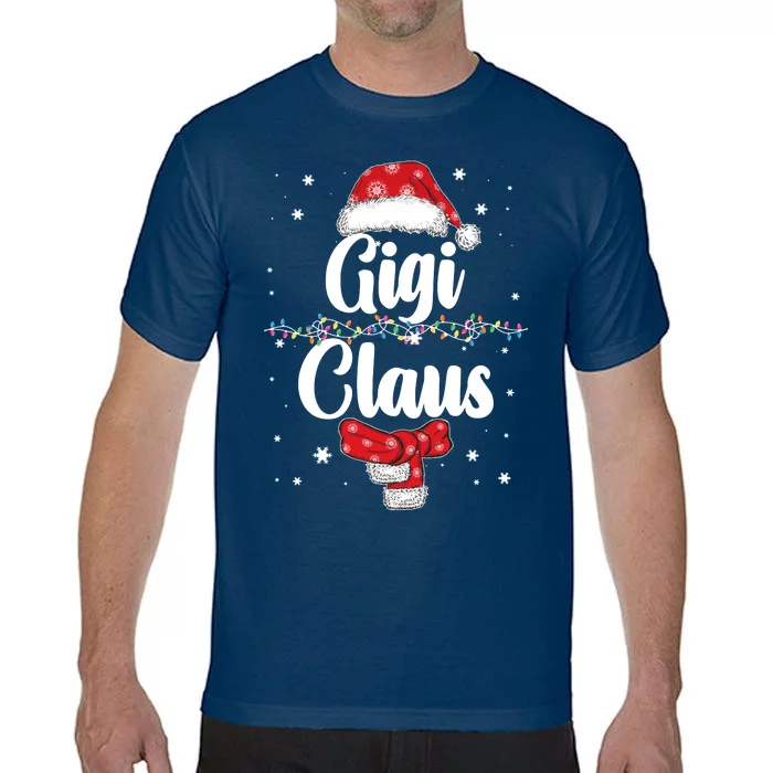 Cute Christmas Gigi Claus Comfort Colors T-Shirt