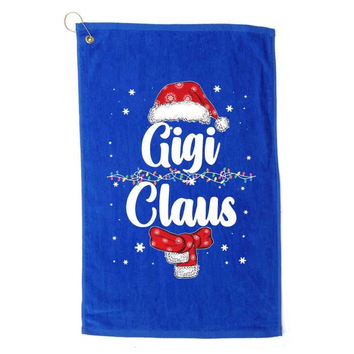 Cute Christmas Gigi Claus Platinum Collection Golf Towel