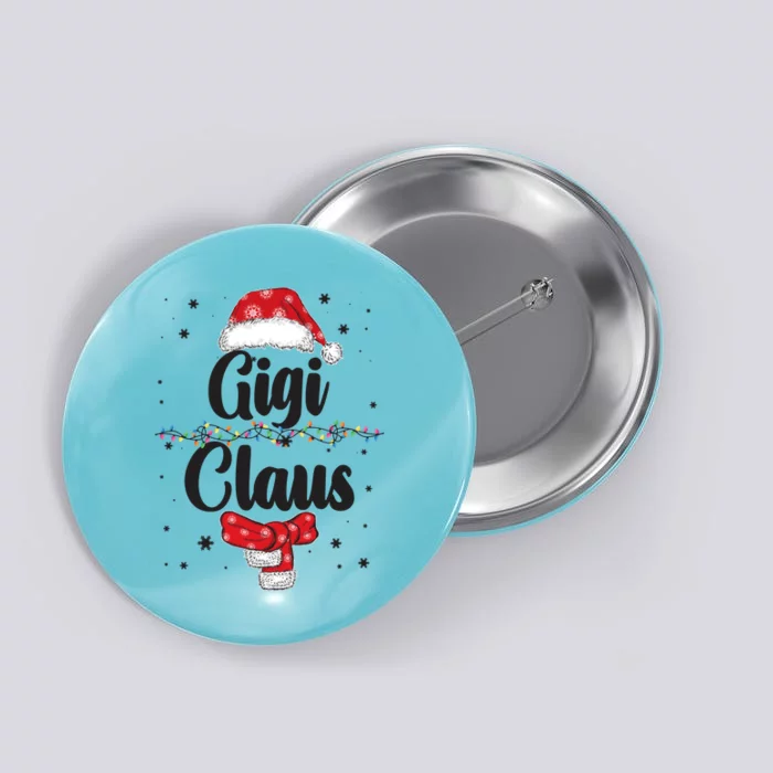 Cute Christmas Gigi Claus Button