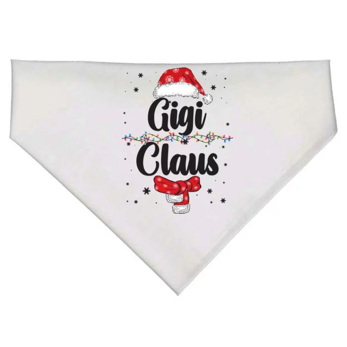 Cute Christmas Gigi Claus USA-Made Doggie Bandana