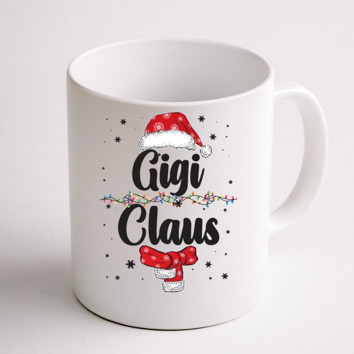 Cute Christmas Gigi Claus Front & Back Coffee Mug