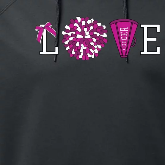 Cheerleader Cheerleading Graphic Performance Fleece Hoodie