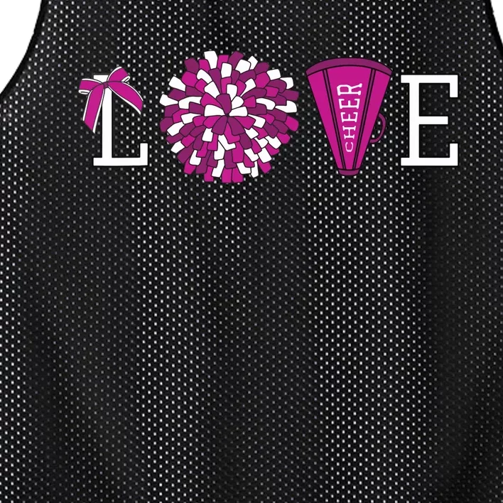 Cheerleader Cheerleading Graphic Mesh Reversible Basketball Jersey Tank