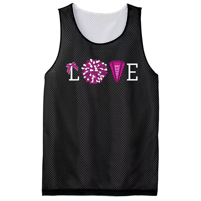 Cheerleader Cheerleading Graphic Mesh Reversible Basketball Jersey Tank