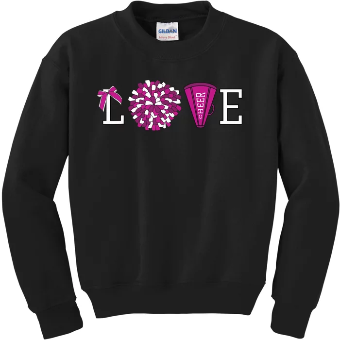 Cheerleader Cheerleading Graphic Kids Sweatshirt