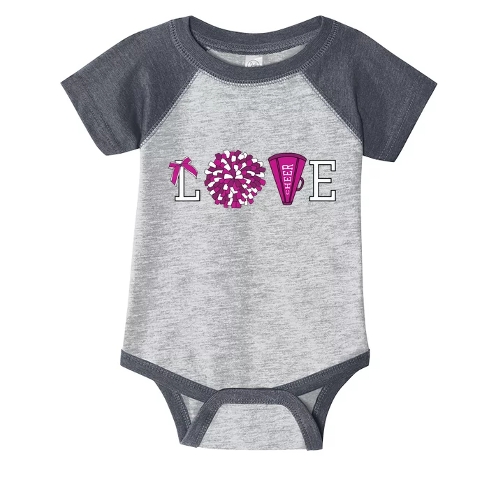 Cheerleader Cheerleading Graphic Infant Baby Jersey Bodysuit