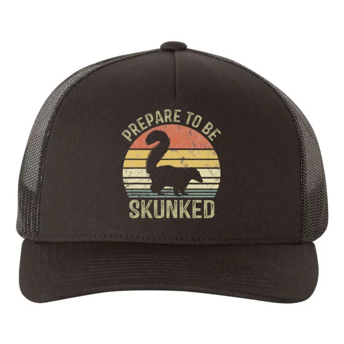 Cribbage Card Game Player Funny Lover Prepare To Be Skunked Yupoong Adult 5-Panel Trucker Hat