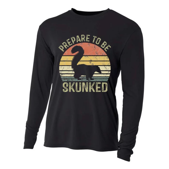 Cribbage Card Game Player Funny Lover Prepare To Be Skunked Cooling Performance Long Sleeve Crew