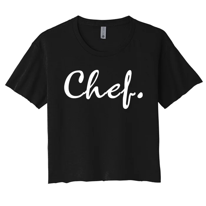 Chef Women's Crop Top Tee