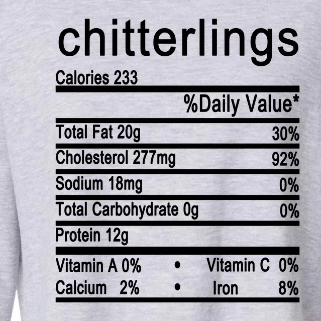 Chitterlings Cropped Pullover Crew