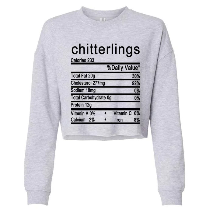 Chitterlings Cropped Pullover Crew