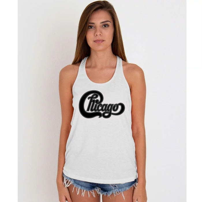 Chicago Women's Knotted Racerback Tank