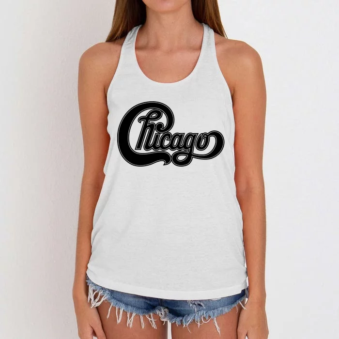 Chicago Women's Knotted Racerback Tank