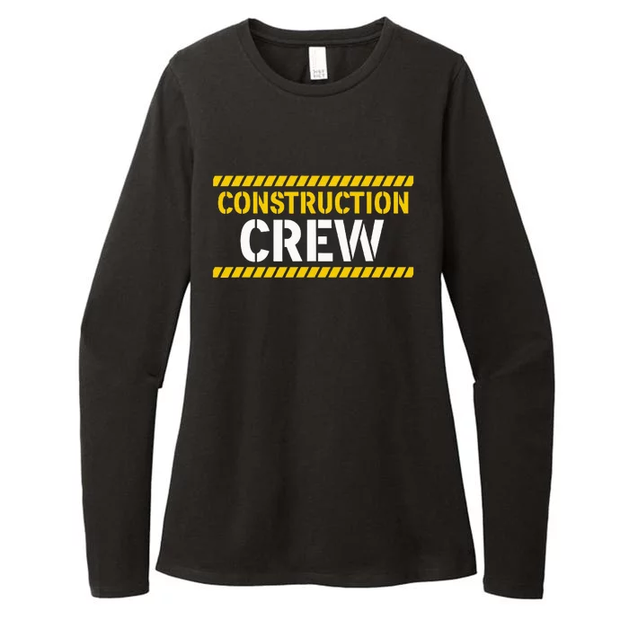 Construction Crew & Highway Worker Womens CVC Long Sleeve Shirt