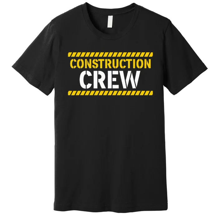 Construction Crew & Highway Worker Premium T-Shirt