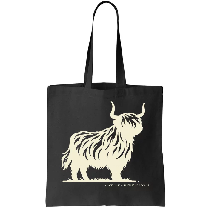 Cattle Creek Highland Cow Tote Bag