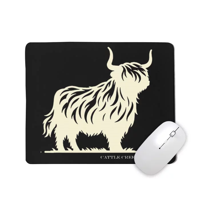 Cattle Creek Highland Cow Mousepad