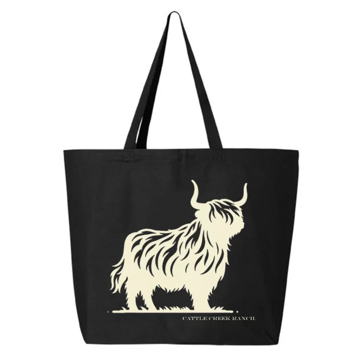 Cattle Creek Highland Cow 25L Jumbo Tote