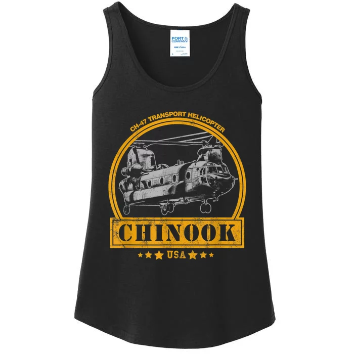 CH47 Chinook Helicopter Ladies Essential Tank