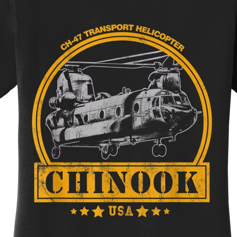 CH47 Chinook Helicopter Women's T-Shirt