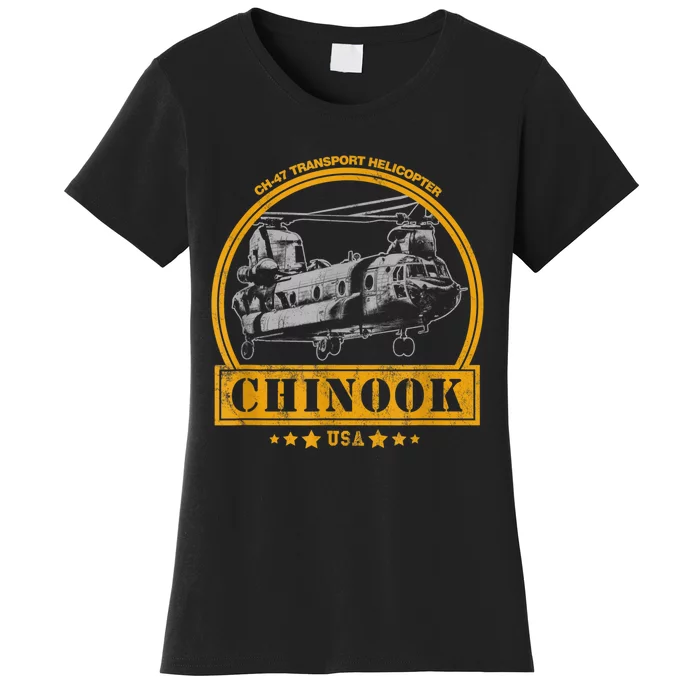 CH47 Chinook Helicopter Women's T-Shirt