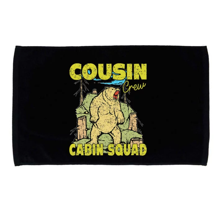 Cousin Crew Hiking Cabin Squad 2024 Summer Camping Mountain Microfiber Hand Towel