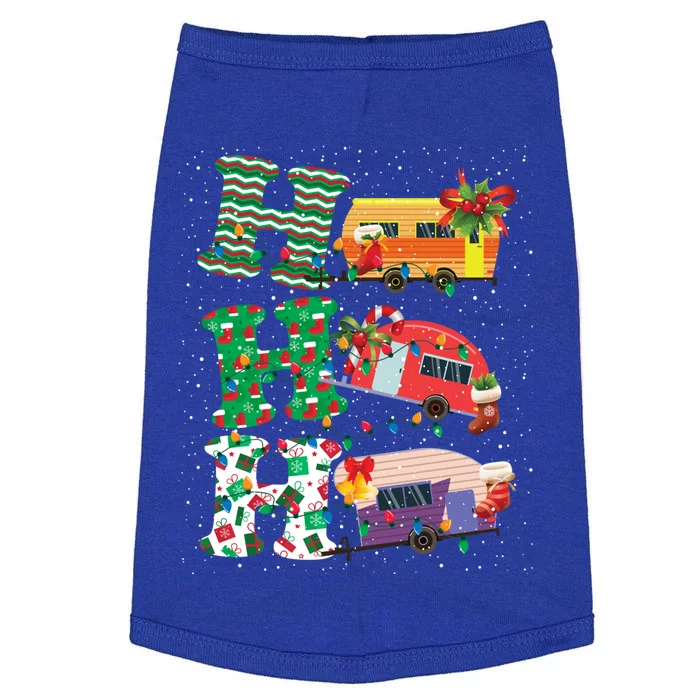 Christmas Campers Ho Ho Ho Funny Camping Lovers Cool Gift Doggie Tank