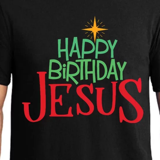 Christian Christmas Happy Birthday Jesus Gift Pajama Set