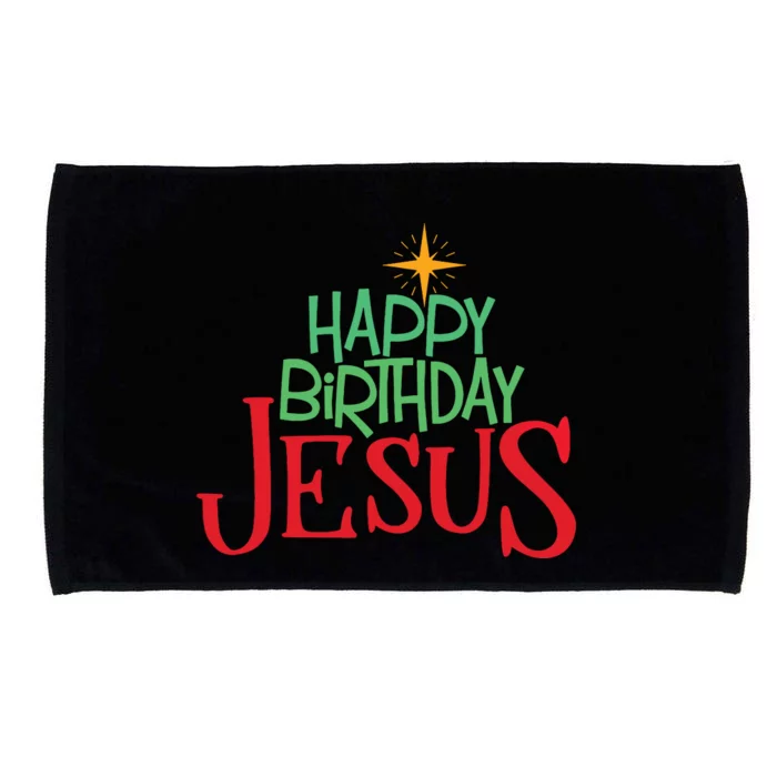 Christian Christmas Happy Birthday Jesus Gift Microfiber Hand Towel