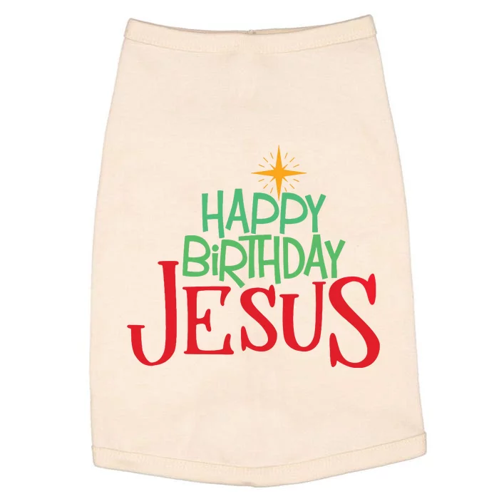 Christian Christmas Happy Birthday Jesus Gift Doggie Tank