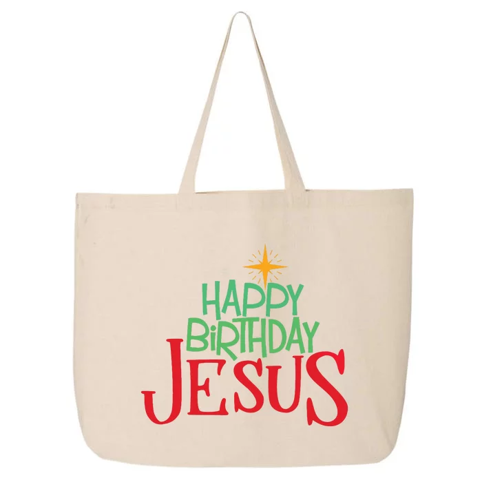 Christian Christmas Happy Birthday Jesus Gift 25L Jumbo Tote