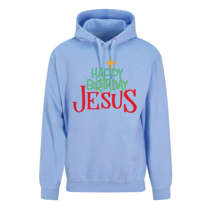 Christian Christmas Happy Birthday Jesus Gift Unisex Surf Hoodie