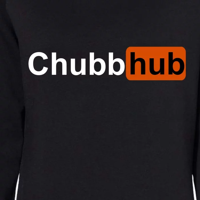 Chubbhub, Chubb Hub Funny Womens California Wash Sweatshirt