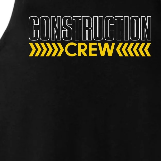 Construction Crew & Highway Worker Ladies Tri-Blend Wicking Tank