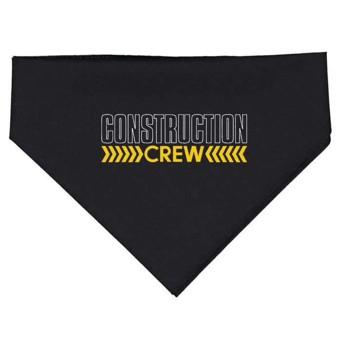 Construction Crew & Highway Worker USA-Made Doggie Bandana