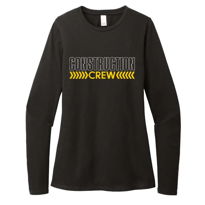 Construction Crew & Highway Worker Womens CVC Long Sleeve Shirt