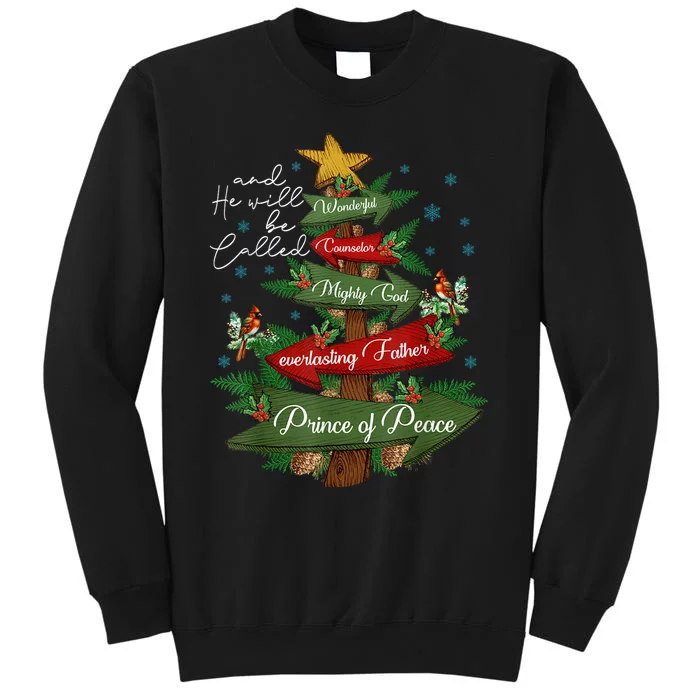 Christian Christmas He Will Be Called Wonderful Counselor Sweatshirt