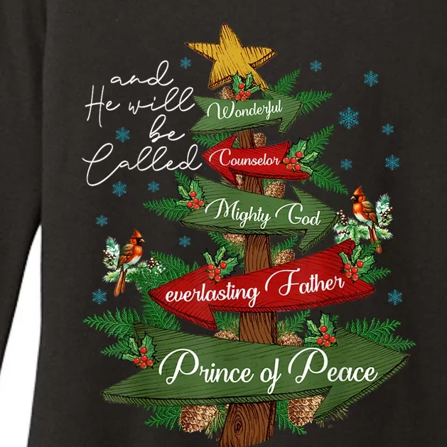 Christian Christmas He Will Be Called Wonderful Counselor Womens CVC Long Sleeve Shirt