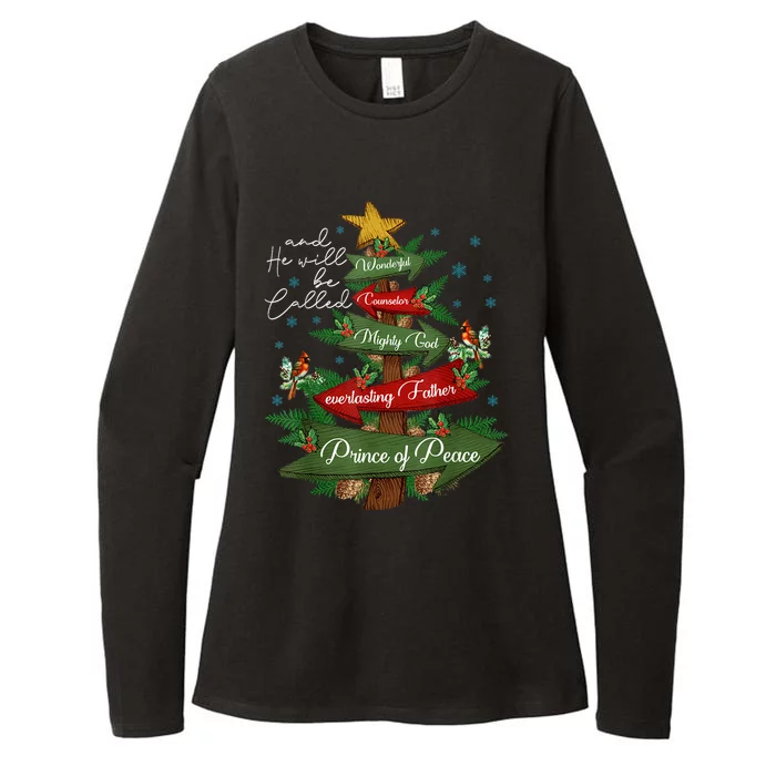 Christian Christmas He Will Be Called Wonderful Counselor Womens CVC Long Sleeve Shirt