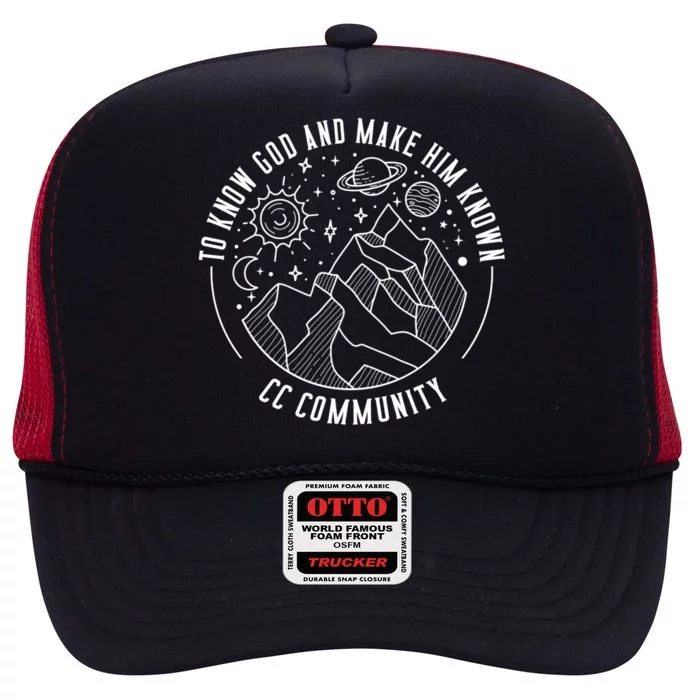 Classical Conversations Homeschool Mom Christian To Know God Funny Gift High Crown Mesh Trucker Hat