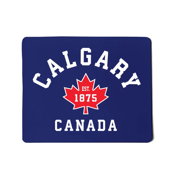 Calgary Canada Hoodie Canadian Flag Maple Leaf Mousepad