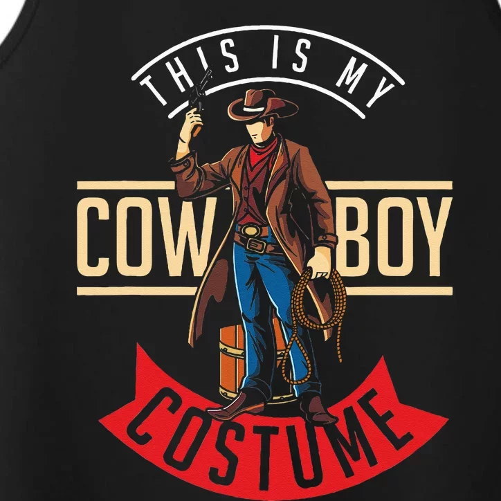 Cowboy Costume Halloween Western Gift Idea Cowboy Performance Tank