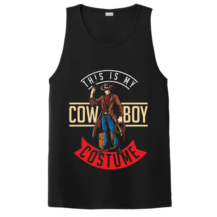 Cowboy Costume Halloween Western Gift Idea Cowboy Performance Tank